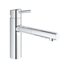 Grohe Concetto Tek Kumandalı Spiralli Eviye Bataryası, Çift Akış Kontrollü