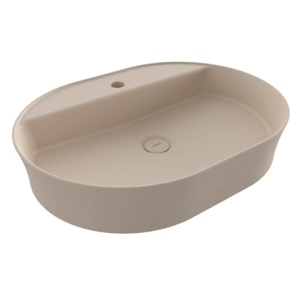 BOCCHI Sottile Slim Line Oval Lavabo 60 cm, Mat Yasemin