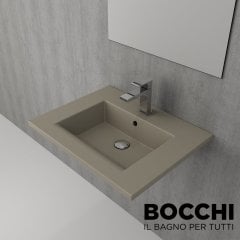 BOCCHI Milano Etajerli Lavabo 60 cm Mat Kaşmir