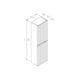 Orka Moonlight 120 cm Mat Gri Banyo Dolabı