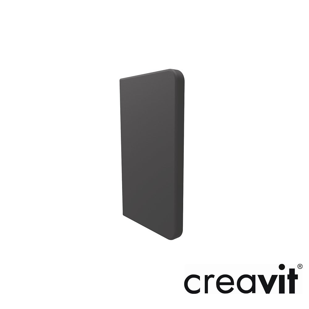 CREAVİT  Pisuar Ara Bölme 5 cm Ekstra - Antrasit Mat