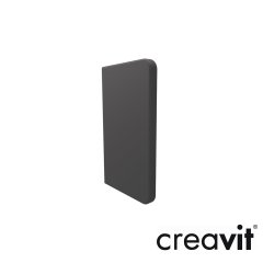CREAVİT  Pisuar Ara Bölme 5 cm Ekstra - Antrasit Mat