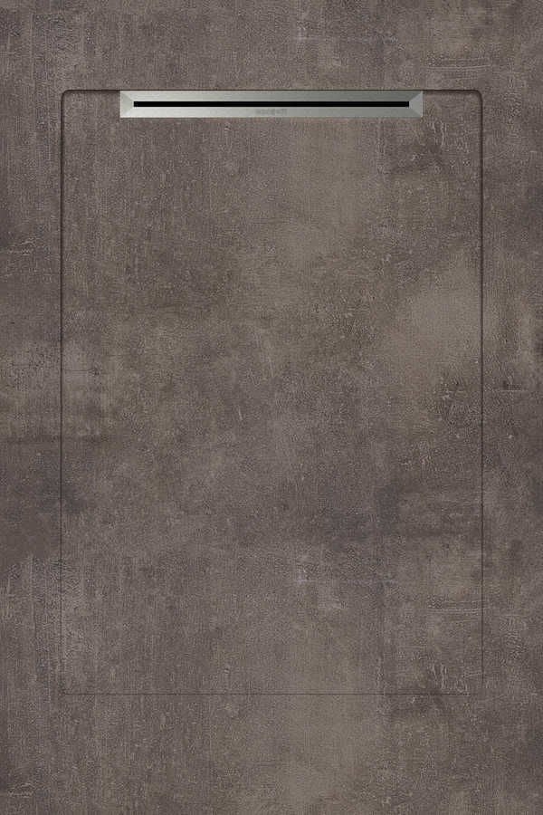 AQUANİT 90x135 Beton Antrasit Porselen Duş Karosu