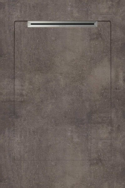 AQUANİT 90x135 Beton Antrasit Porselen Duş Karosu