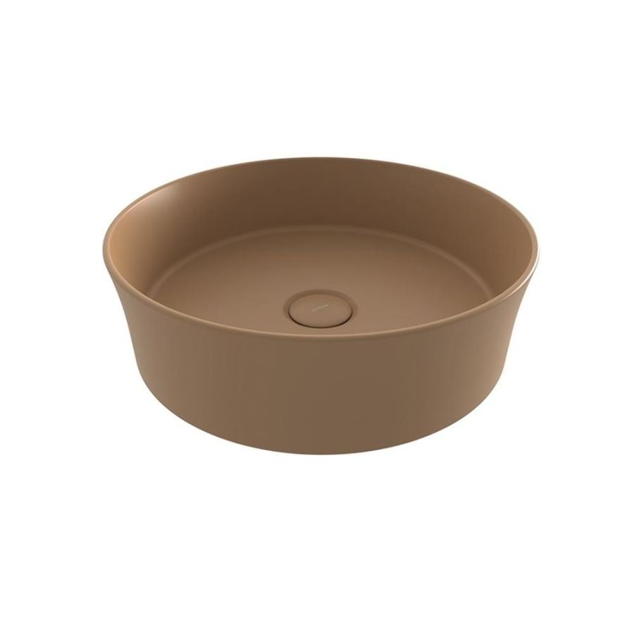 BOCCHI Sottile Slim Line Yuvarlak Lavabo 38 cm, Mat Kaşmir