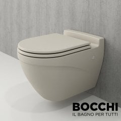 BOCCHI Taormina Arch Asma Klozet, Mat Yasemin Kapak Dahil