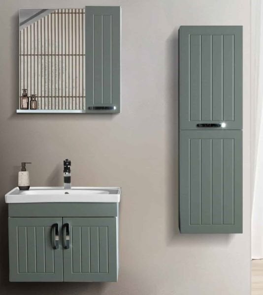 Bagnora Alya 65 cm Antrasit Banyo Dolabı