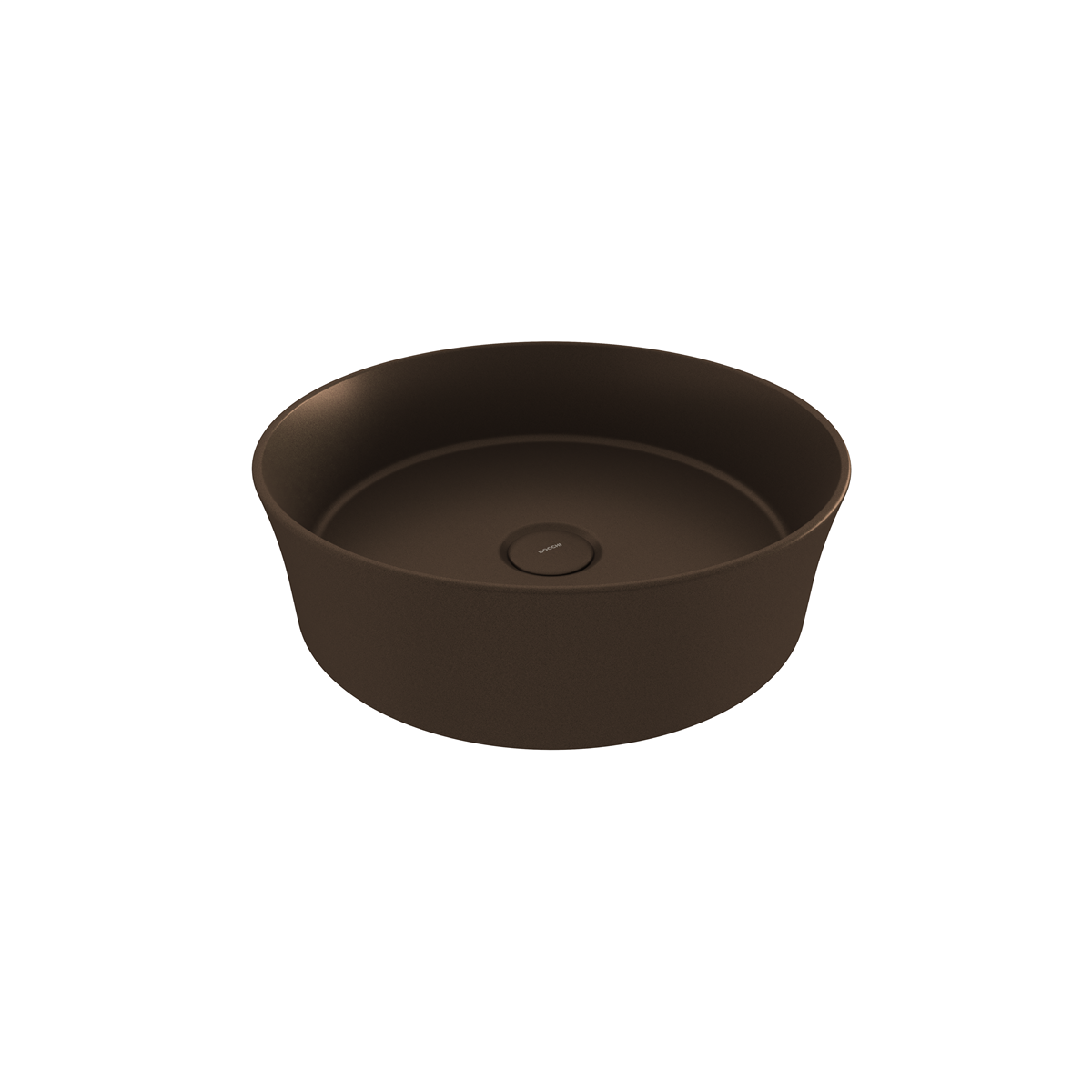 BOCCHI Sottile Slim Line Yuvarlak Lavabo 38 cm, Mat Bronz