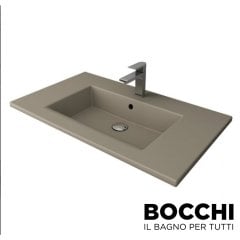 BOCCHI Milano Etajerli Lavabo 100 cm Mat Kaşmir