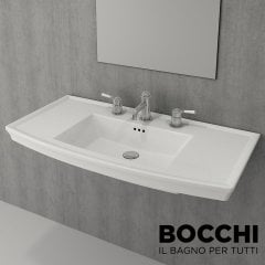 Bocchi Lavita Lavabo Parlak Beyaz 100 cm