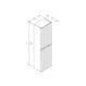Orka Moonlight 70 cm Mat Lacivert Banyo Dolabı