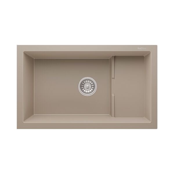 RealStone  Patara 1.5 Gözlü Damlalıksız Granit Eviye Cappucino