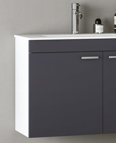 Fym Urla Banyo Dolabı 80 Cm Antrasit