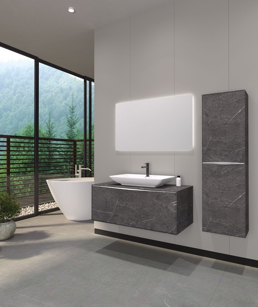 Orka Mono 120 cm Albox Banyo Dolabı