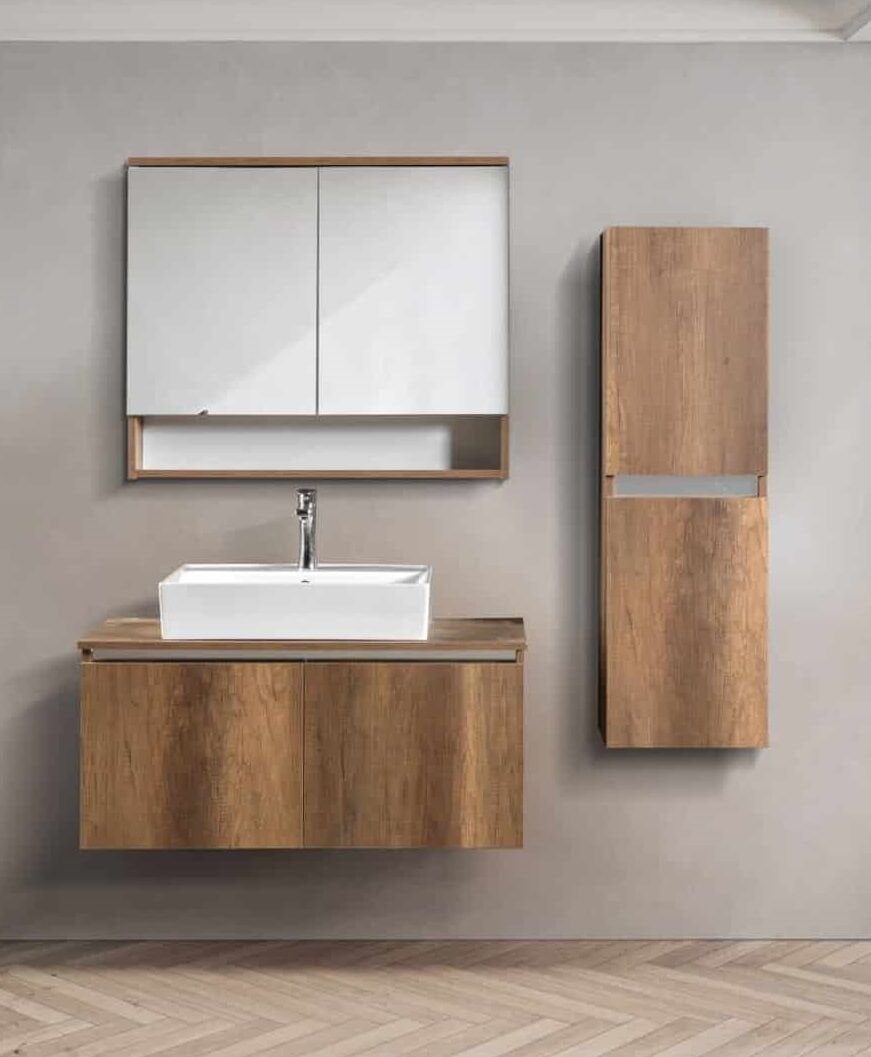 Bagnora Barok 100 cm Banyo Dolabı