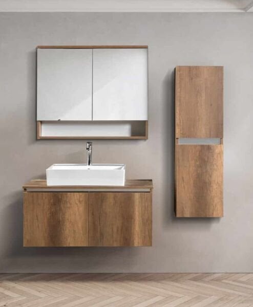 Bagnora Barok 100 cm Banyo Dolabı