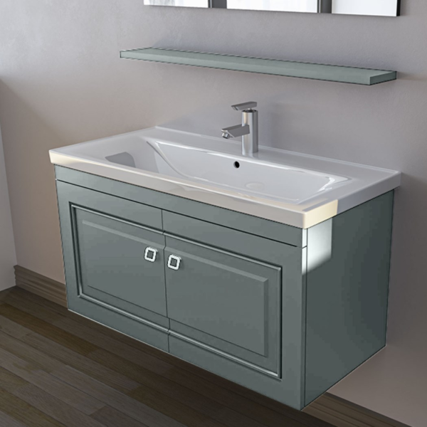 Belinza Stare 85 cm Banyo Dolabı Kaya Gri