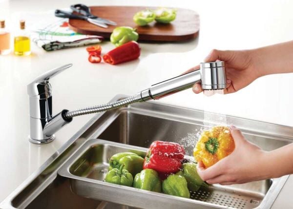 Artema Harmony Pull-Out Eviye Bataryası Krom