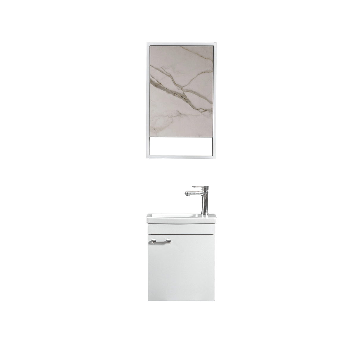 Bagnora İcon 45cm Beyaz Banyo Dolabı
