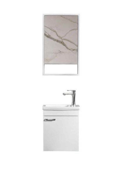 Bagnora İcon 45cm Beyaz Banyo Dolabı