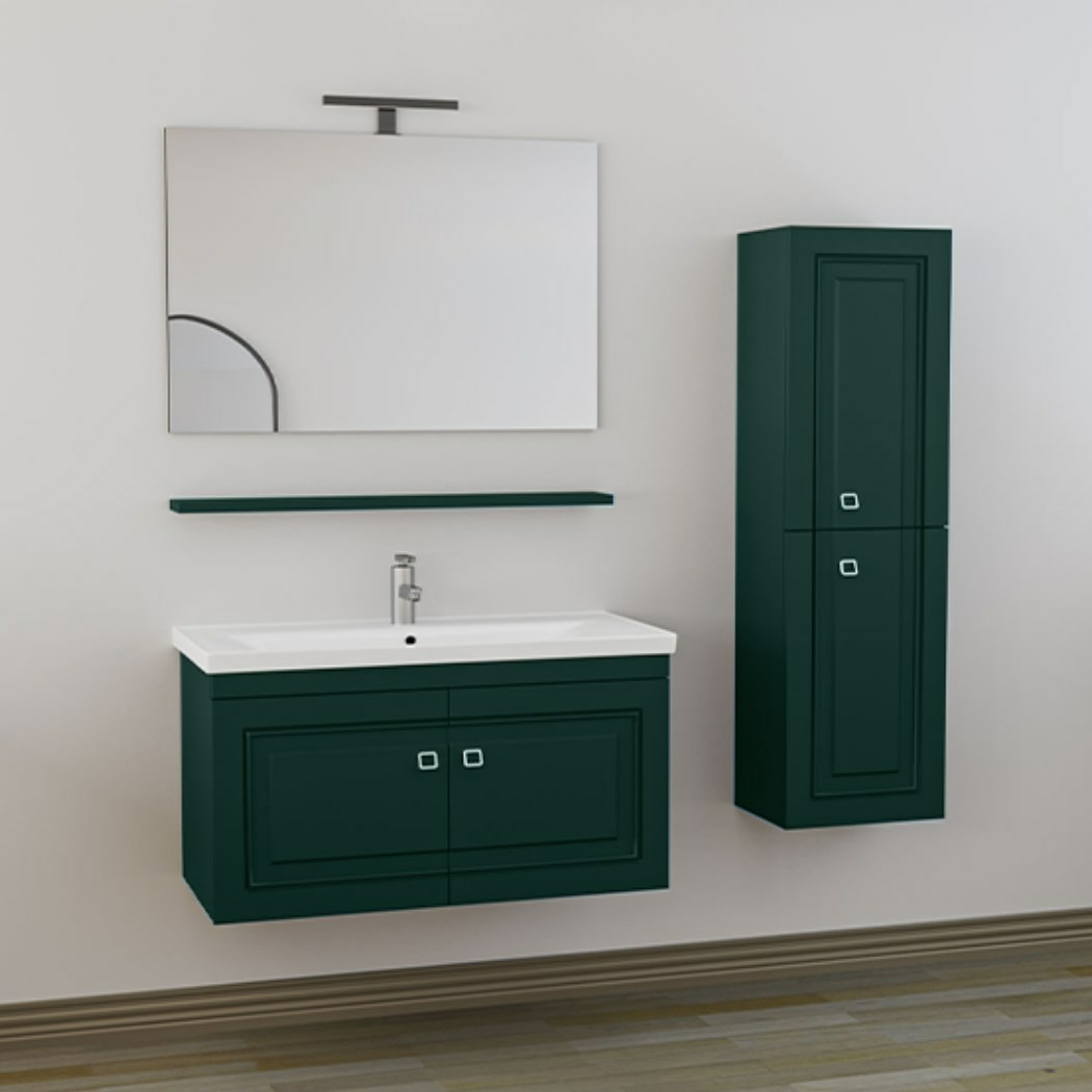 Belinza Stare 85 cm Banyo Dolabı Yeşil