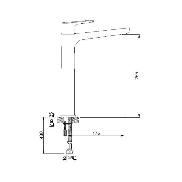 NEWARC Newart Çanak Tipi Lavabo Bataryası