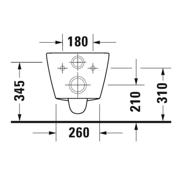 Duravit Neo Kanalsız Rimless Hygiene Glaze Asma Klozet