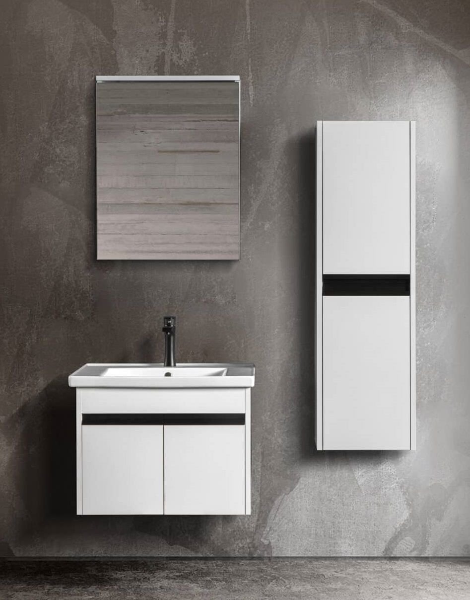 Bagnora Strado 55 cm Beyaz Banyo Dolabı