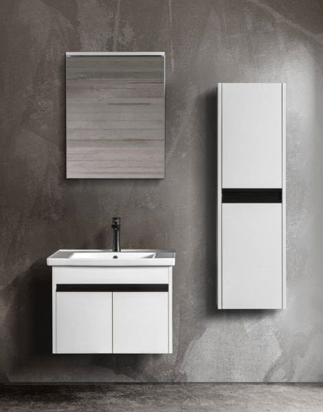 Bagnora Strado 55 cm Beyaz Banyo Dolabı