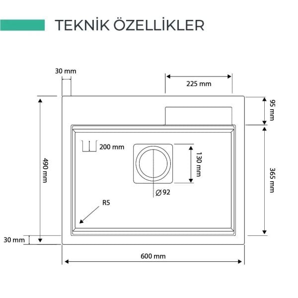 RealStone Angel Akıllı Eviye Krem