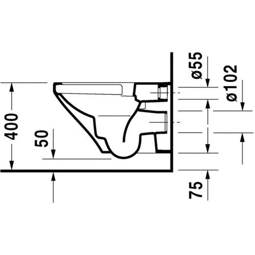 Duravit Durastyle Rimless Hygiene Glaze Asma Klozet