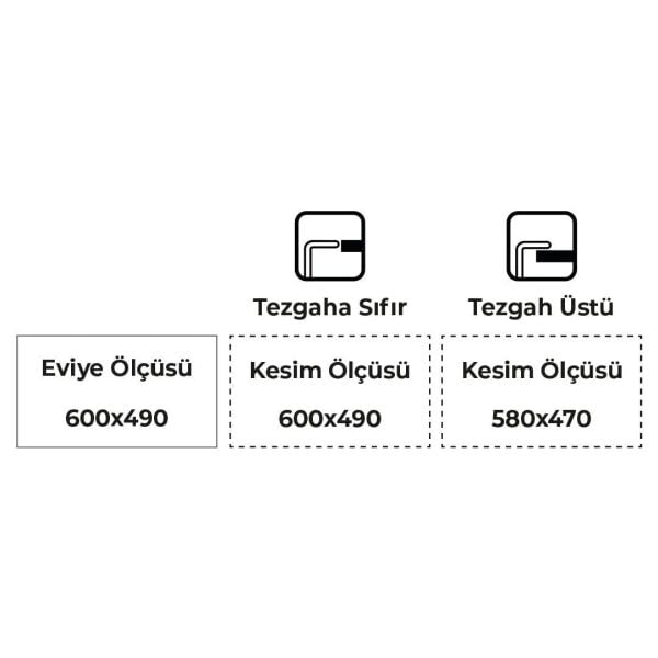 RealStone Angel Akıllı Eviye Antrasit