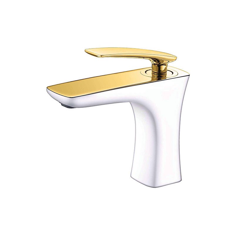 NEWARC - LİFE Lavabo Bataryası Altın/Beyaz 981521WG