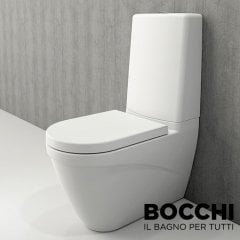 BOCCHI Taormina Arch Klozet Rezervuar Kombinasyon, Mat Beyaz Kapak Dahil