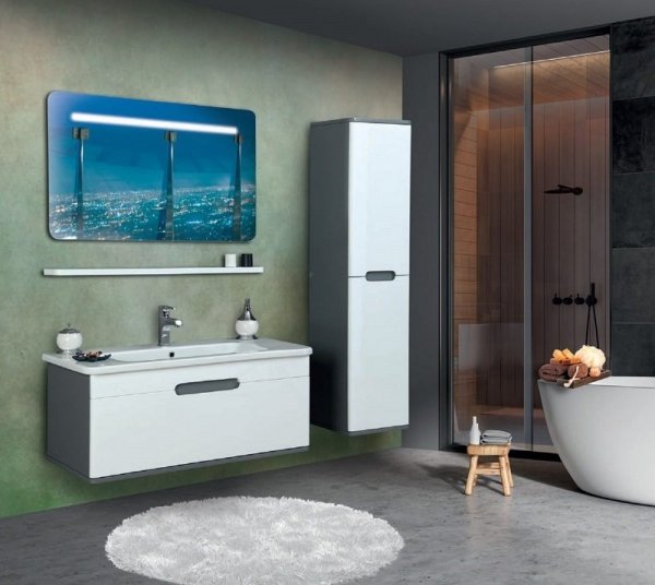 Fym Orjin Banyo Dolabı 105 Cm
