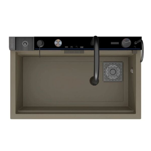 RealStone Victoria Akıllı Eviye Cappucino