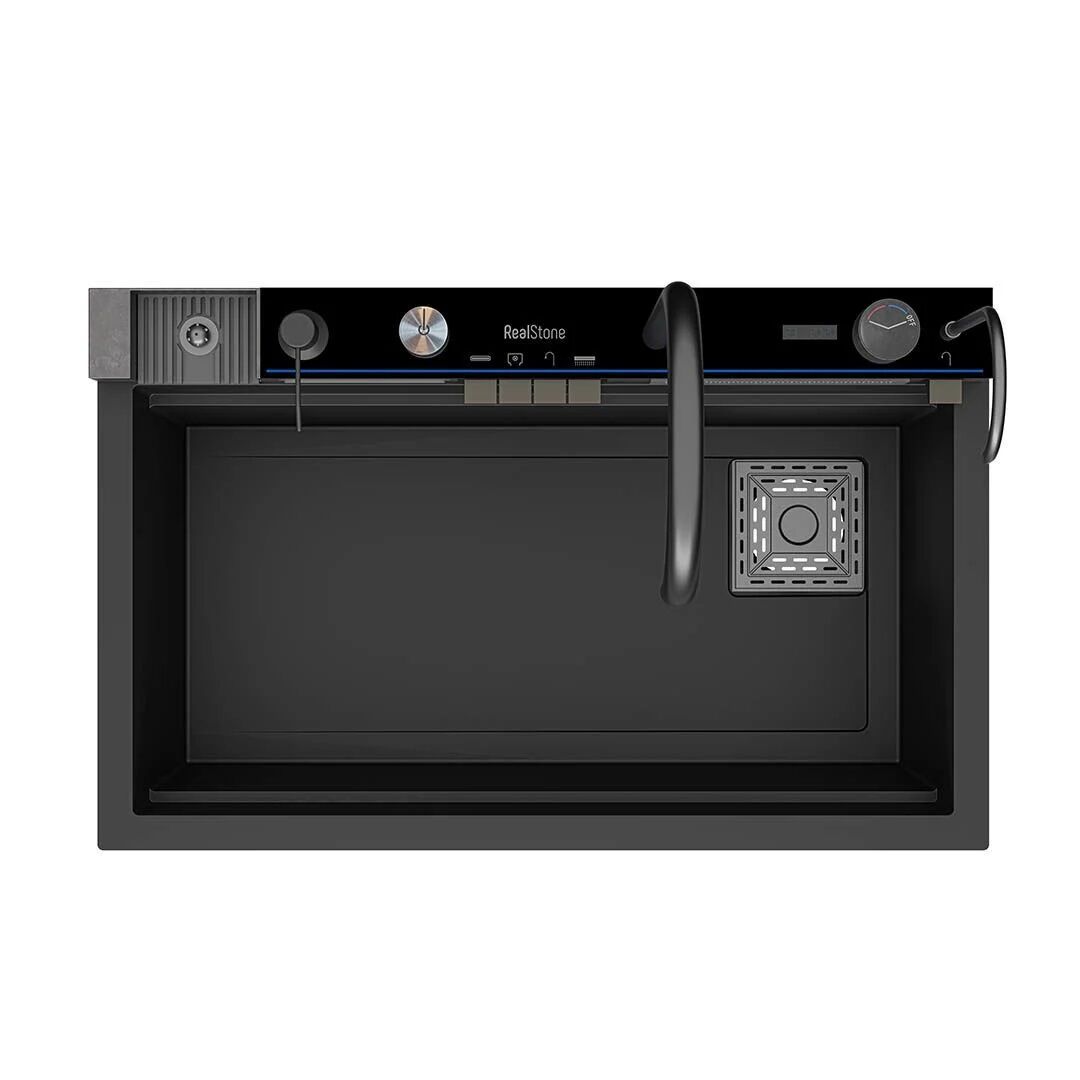 RealStone Victoria Akıllı Eviye Antrasit