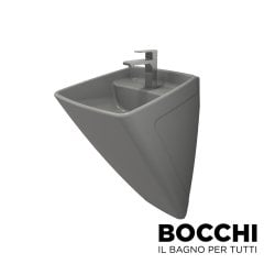 BOCCHI Firenze Asma Monoblok Lavabo Mat Gri