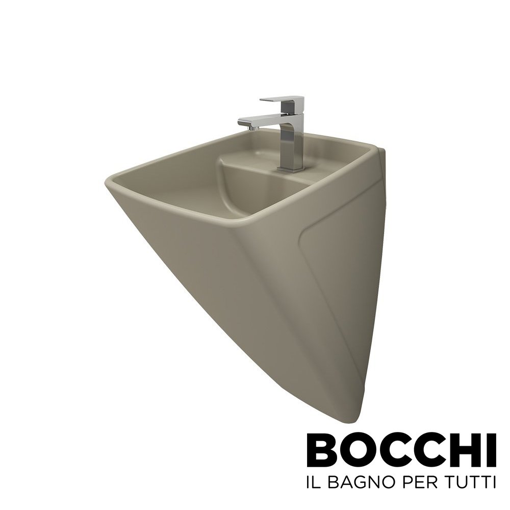 BOCCHI Firenze Asma Monoblok Lavabo Mat Kaşmir
