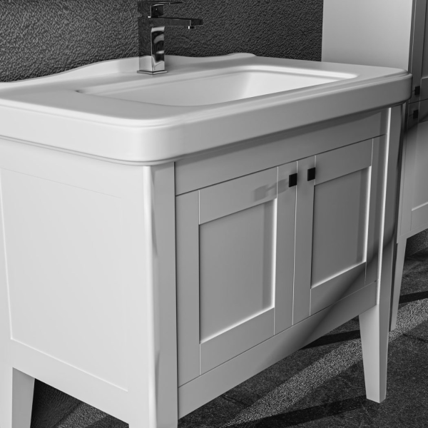 Belinza Major  95 cm Banyo Dolabı Beyaz