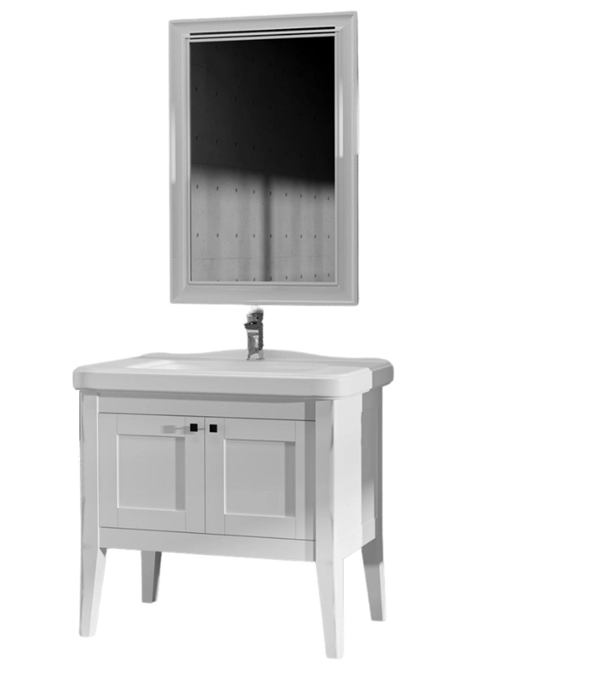 Belinza Major  95 cm Banyo Dolabı Beyaz