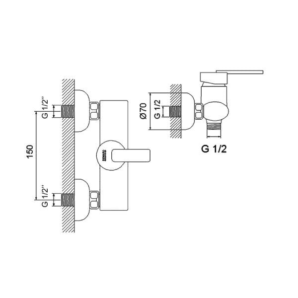 NEWARC Newart Duş Bataryası