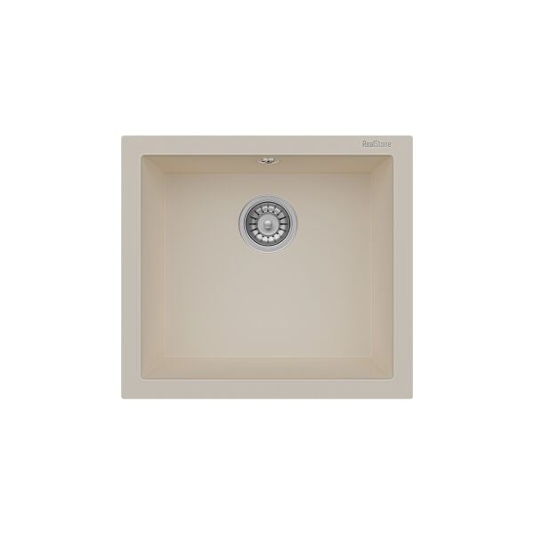 RealStone Gordion 52 Tezgah Altı Granit Eviye Krem