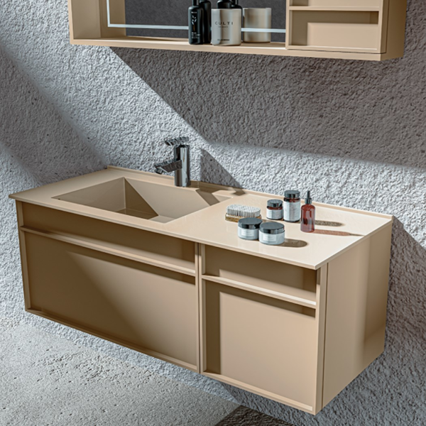 Belinza Valkür 120 cm Banyo Dolabı Cappucino