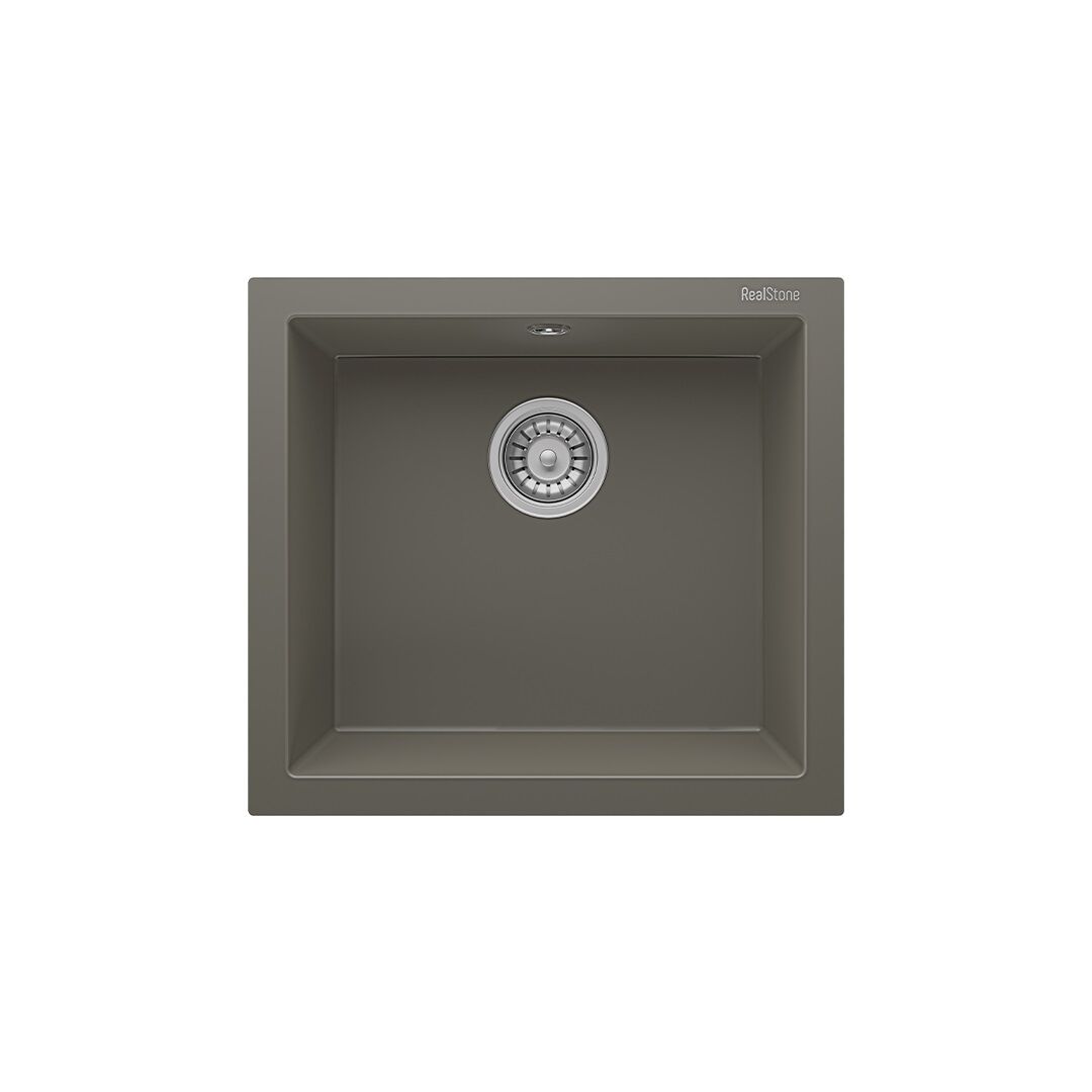 RealStone Gordion 52 Tezgah Altı Granit Eviye Gri