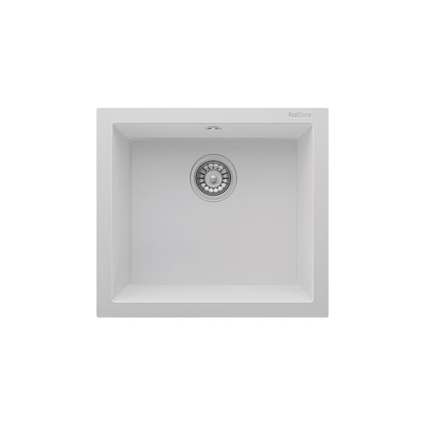 RealStone Gordion 52 Tezgah Altı Granit Eviye Beyaz