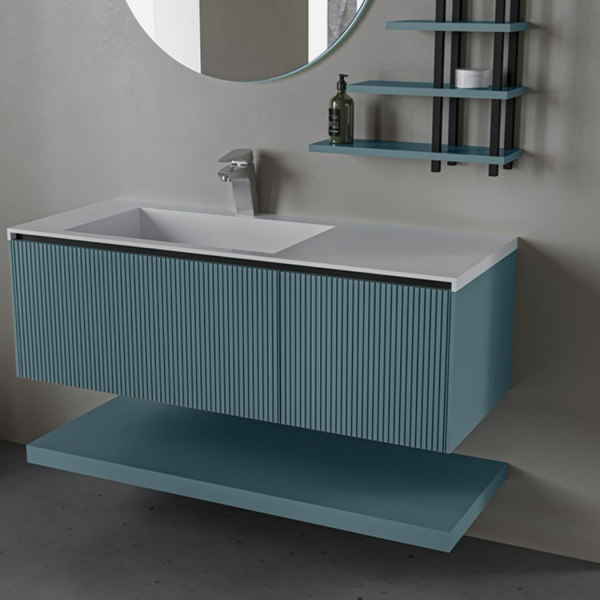 Belinza Vision 100 cm Banyo Dolabı Buz Mavisi