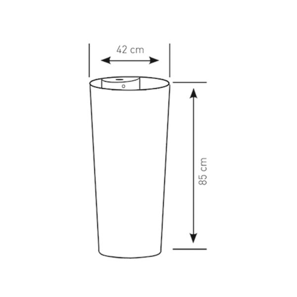 Pure Beyaz-Altın Desenli Monoblok Lavabo, 42nx85h