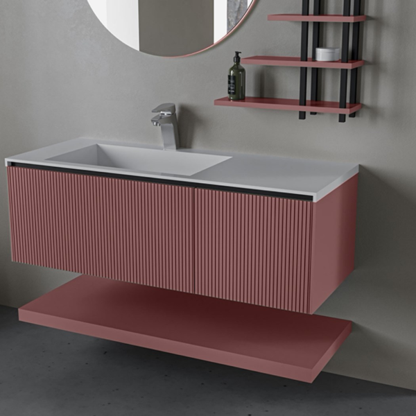 Belinza Vision 120 cm Banyo Dolabı Pudra
