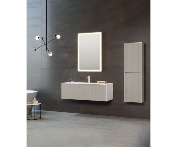 Orka Cube 120 cm Mat Vizon Banyo Dolabı